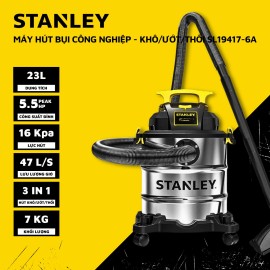 MÁY HÚT BỤI CÔNG NGHIỆP 3 CHỨC NĂNG 23L STANLEY SL19417-6A (5.5 peak HP)